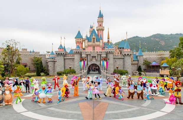 Disneyland Theme Park in Hong Kong