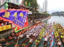 Dragon Boat festival in Hong Kong