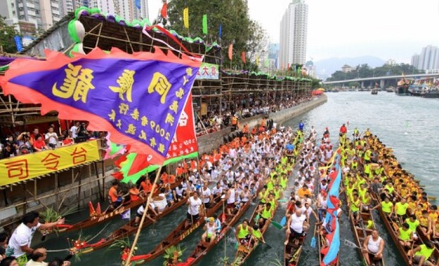 Dragon Boat festival in Hong Kong